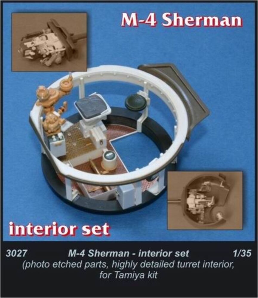 M4 Sherman, interior - CMK  M4 Sherman, interior