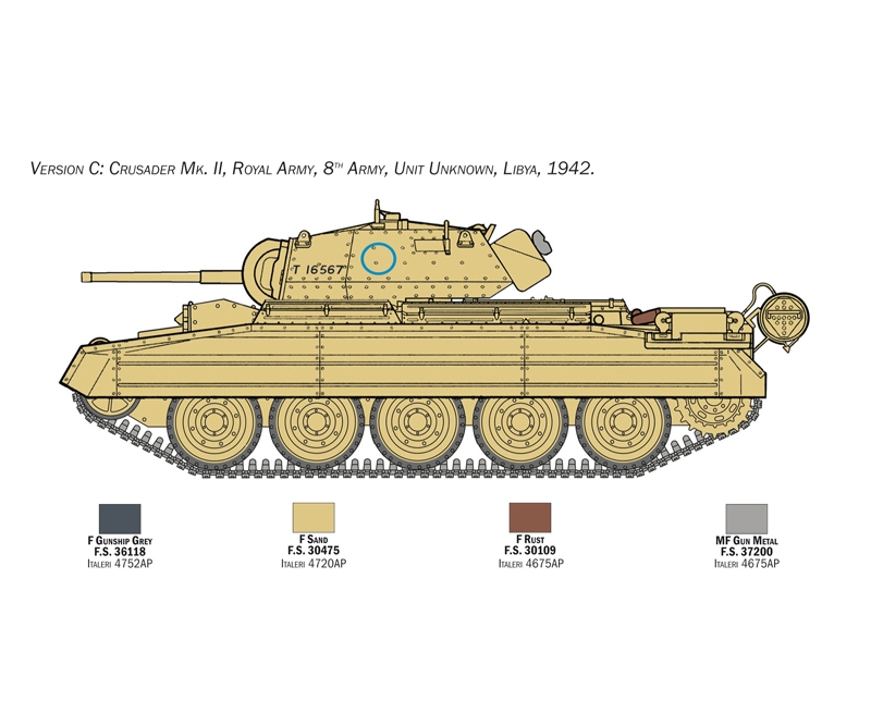 1:35 Crusader Mk II m Fig. - 1:35 Crusader Mk.II m. Inf. Fig. (5)