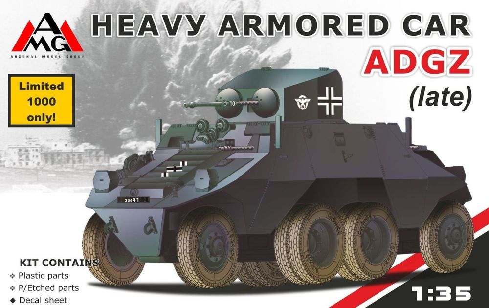 Heavy Armored Car ADGZ (late) - AMG 1:35 Heavy Armored Car ADGZ (late)