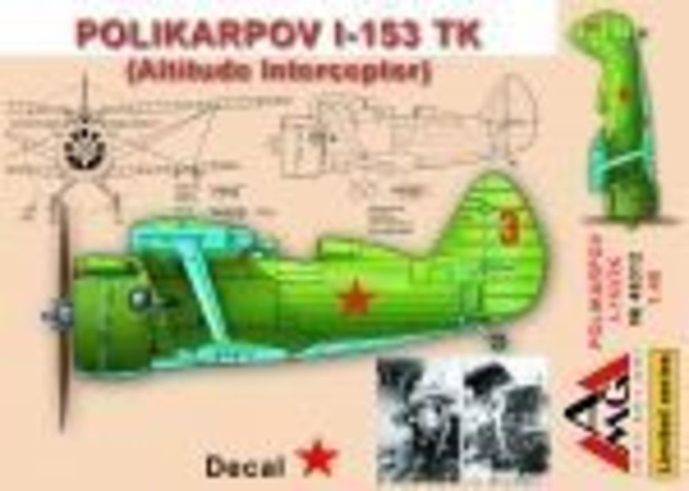 Polikarpov I-153 TK (altitude - AMG 1:48 Polikarpov I-153 TK (altitude intercepto