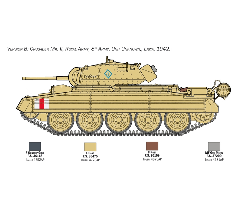 1:35 Crusader Mk II m Fig. - 1:35 Crusader Mk.II m. Inf. Fig. (5)