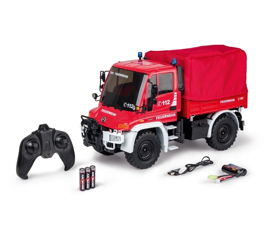 1:12 MB Unimog U300 Feuerw. 2 - 1:12 MB Unimog U300 Feuerw. 2.4G 100%RTR