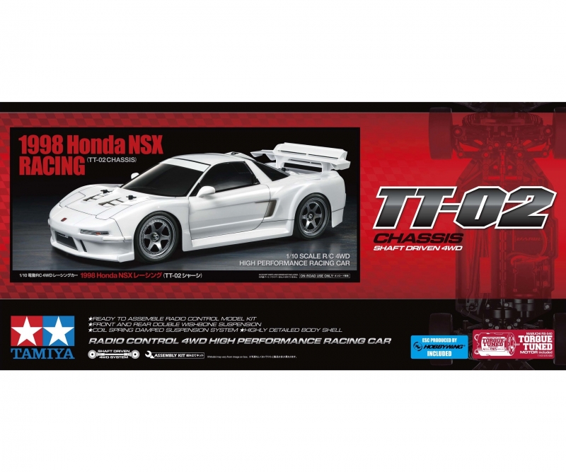 1:10 RC Honda NSX 1998 Racing - 1:10 RC Honda NSX 1998 Racing TT-02