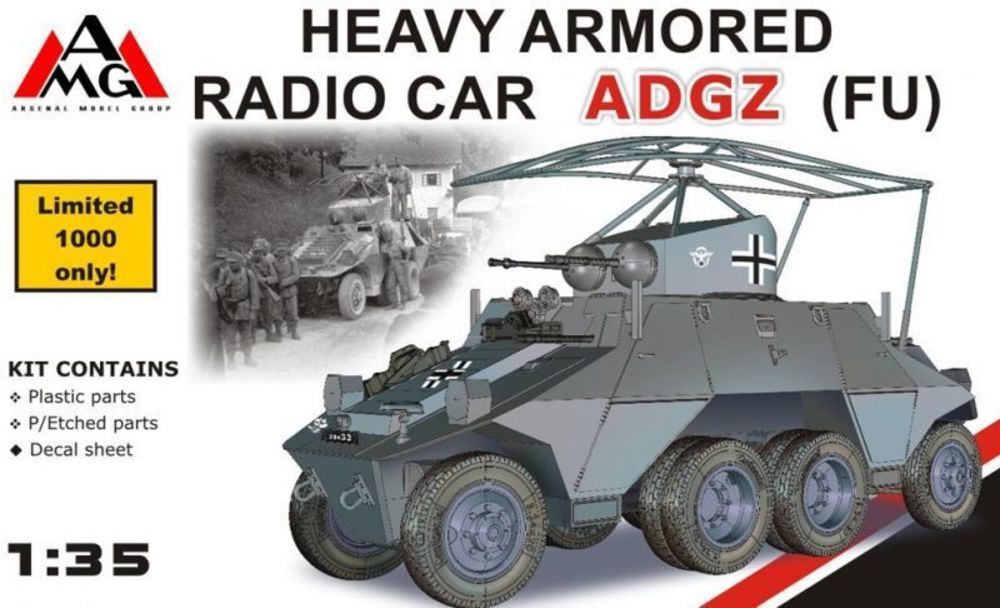 Heavy Armored Radio Car ADGZ - AMG 1:35 Heavy Armored Radio Car ADGZ (FU)