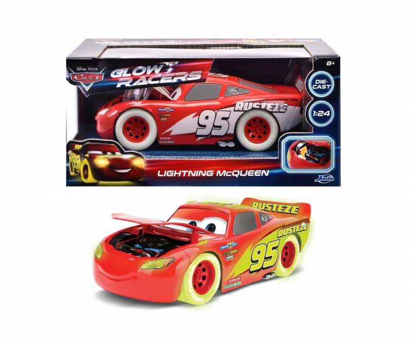 Lightning McQueen Glow Racers - Lightning McQueen Glow Racers 1:24