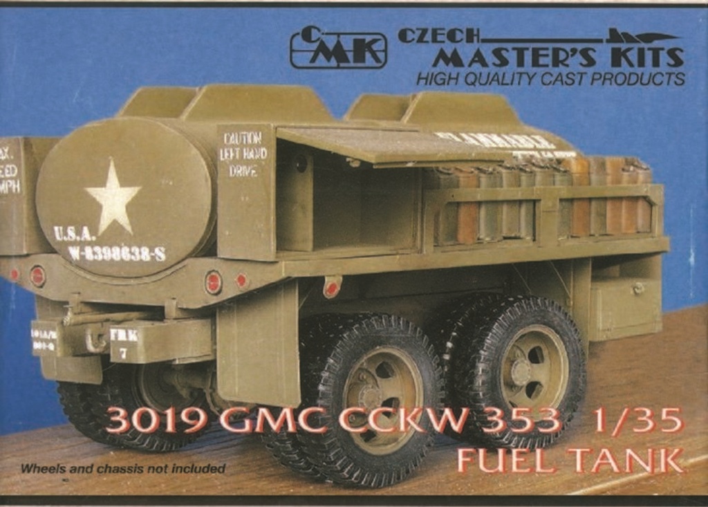 GMC CCKW 353 fuel tank Umbaus - CMK  GMC CCKW 353 fuel tank Umbauset