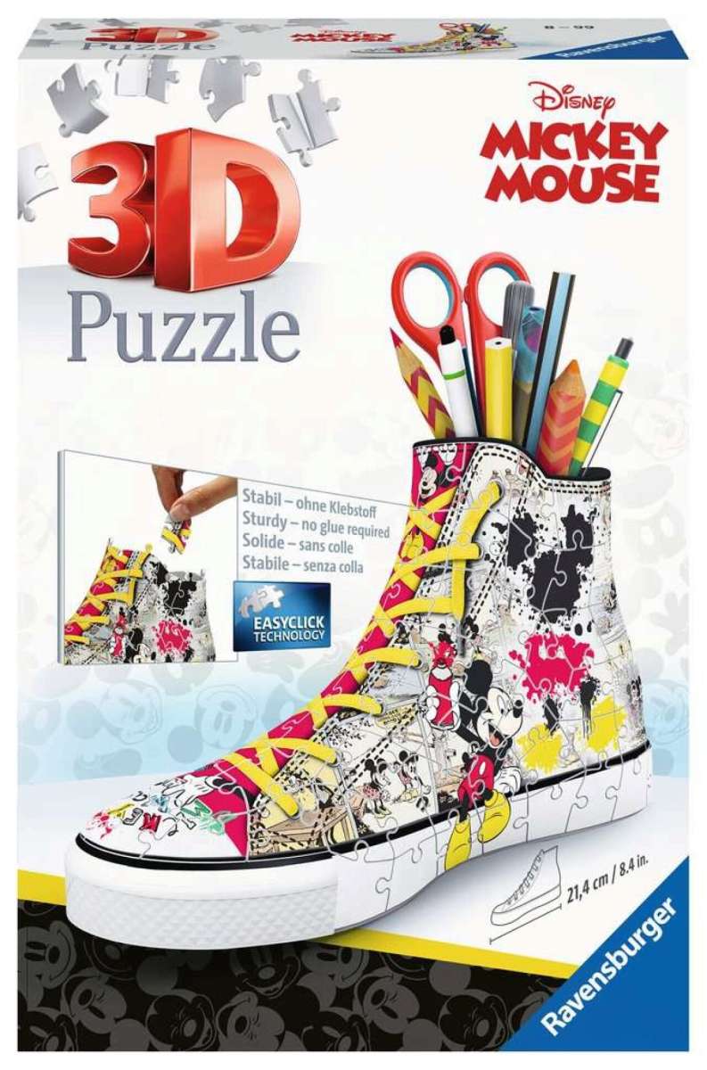 3-D Puzzle Sneaker Disney - RAVENSBURGER 12055 Sneaker Disney Mickey 3D-Puzzle
