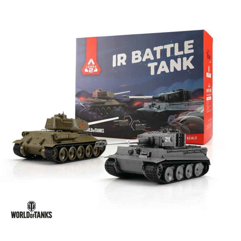 1:30 RC Tiger I +T-34/85IR