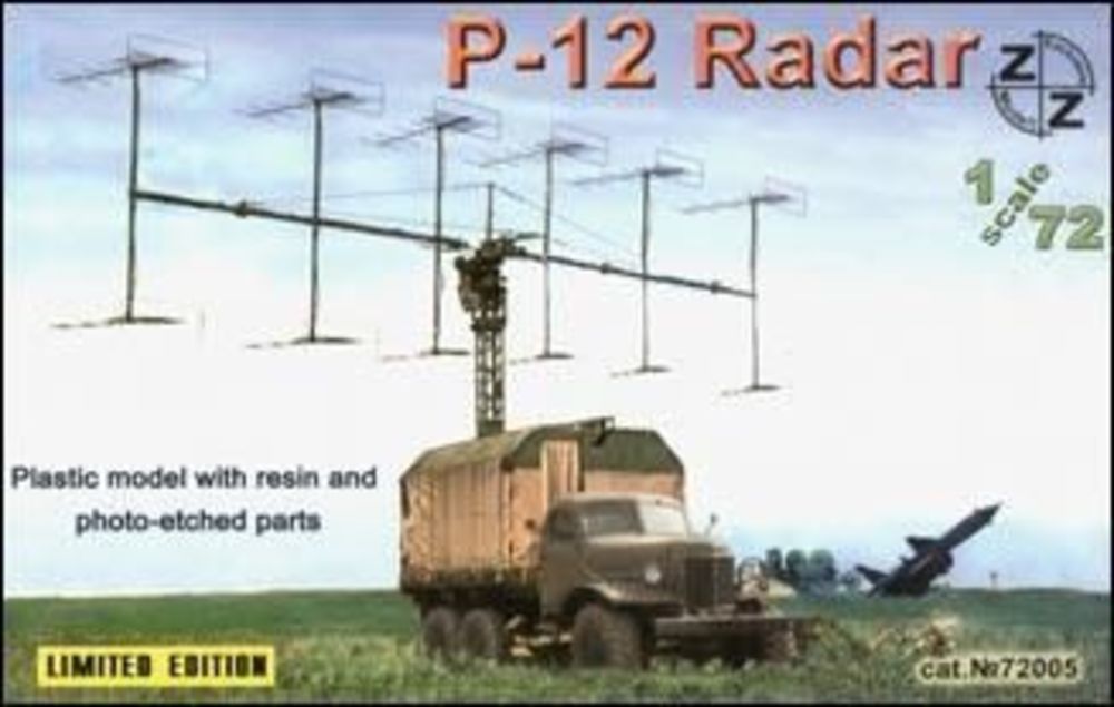 P-12 Soviet radar vehicle - ZZ Modell 1:72 P-12 Soviet radar vehicle