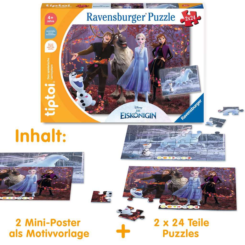 Tiptoi Puzzle für kleine - tiptoi® Puzzle für kleine Entdecker: Disney Die Eiskönigin