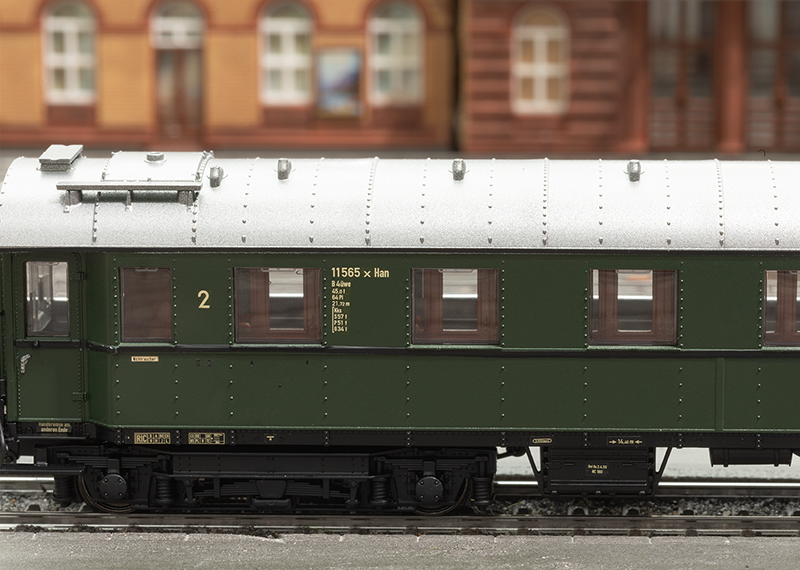 Schnellzugwagen 2.Kl. DB - Schnellzugwagen B4üwe, 2. Klasse