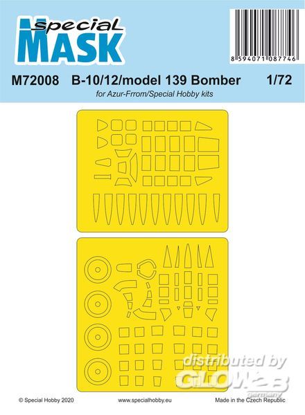 B-10/12/model 139 Bomber - Special Hobby 1:72 B-10/12/model 139 Bomber