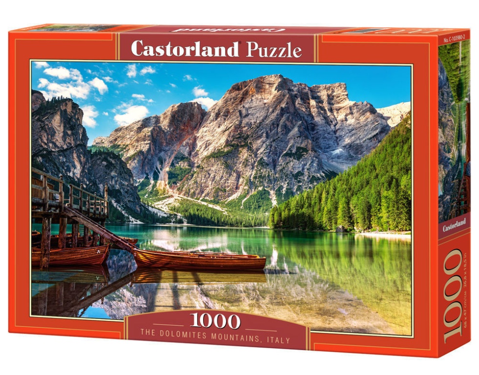 Castorland Puzzle 1000T - Castorland  The Dolomites Mountains,Italy,Puzzle1000 Teile