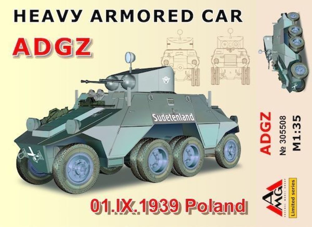 Heavy Armored Car ADGZ(01.IX. - AMG 1:35 Heavy Armored Car ADGZ(01.IX.1939 Poland