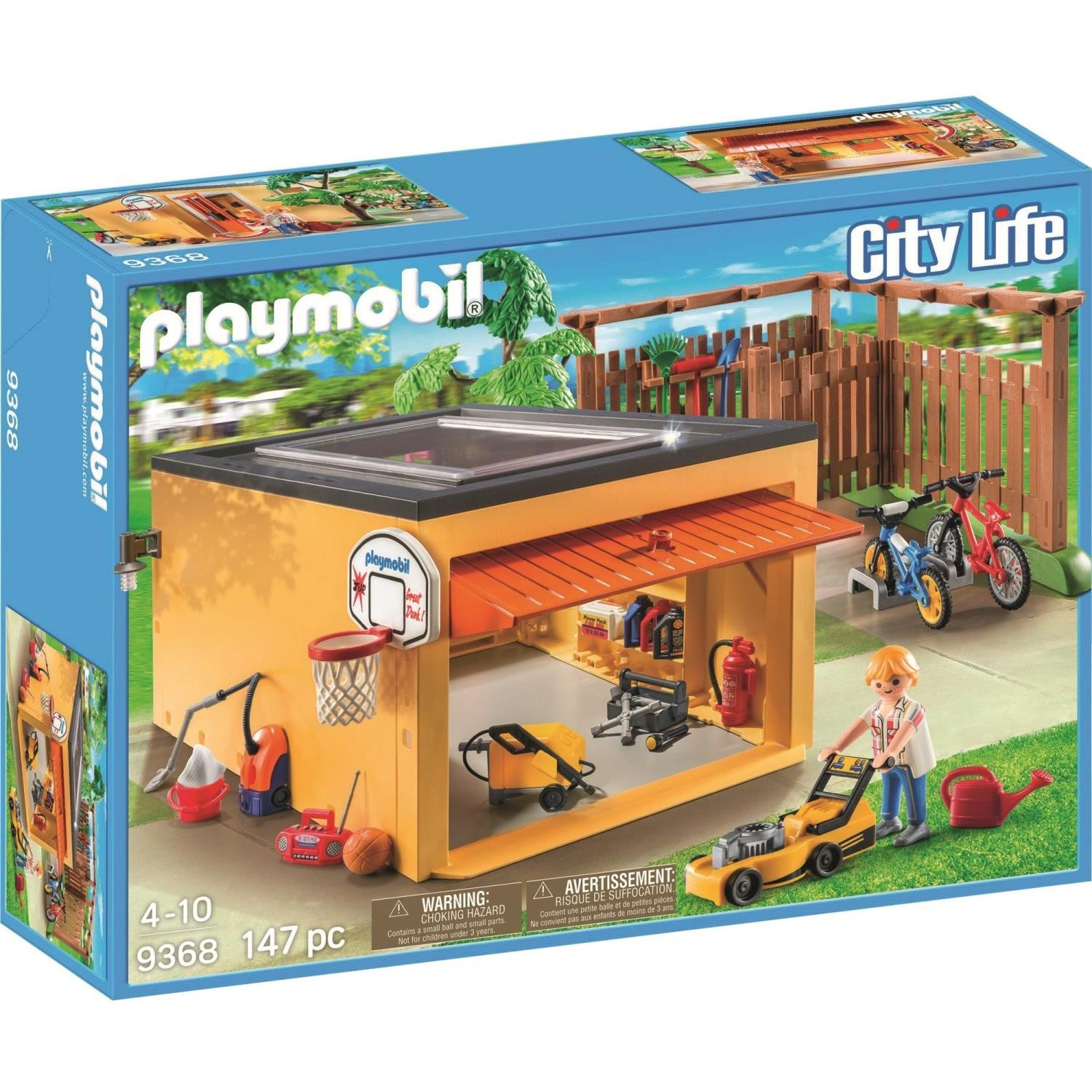 Garage mit Fahrradschuppen - Playmobil City Life
