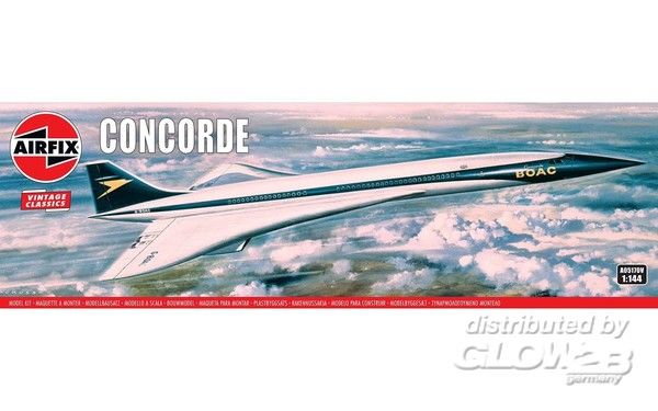 Concorde Prototype (BOAC) - Airfix 1:144 Concorde Prototype (BOAC)