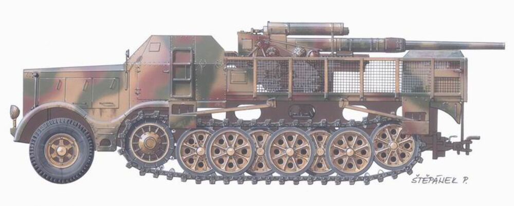 SdKfz. 9 FAMO 18 ton with 8,8 - Planet Models 1:72 SdKfz. 9 FAMO 18 ton with 8,8cm Flak