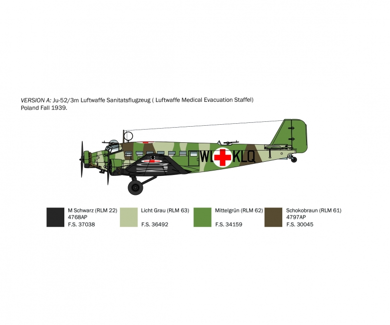 1:72 Ju 52 /3m