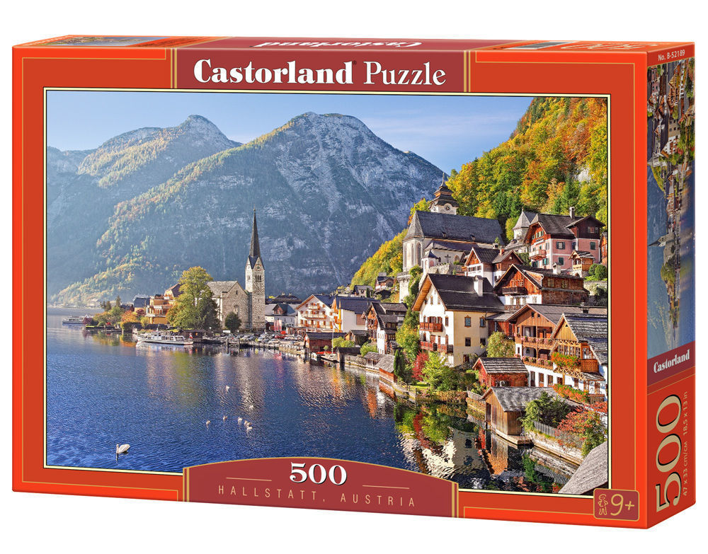 Castorland Puzzle 500T - Castorland  Hallstadt, Austria, Puzzle 500 Teile