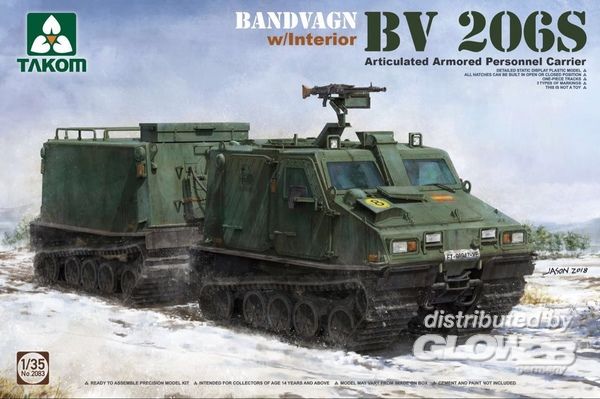 Bandvagn Bv 206S Articulated - Takom 1:35 Bandvagn Bv 206S Articulated Armored Personnel Carrier