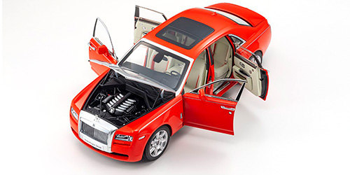 ROLLS ROYCE GHOST - RED/SILV