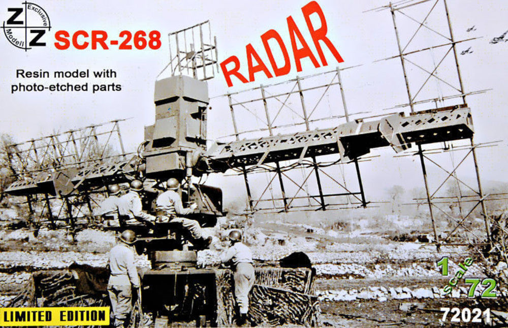 SCR-268 radar - ZZ Modell 1:72 SCR-268 radar