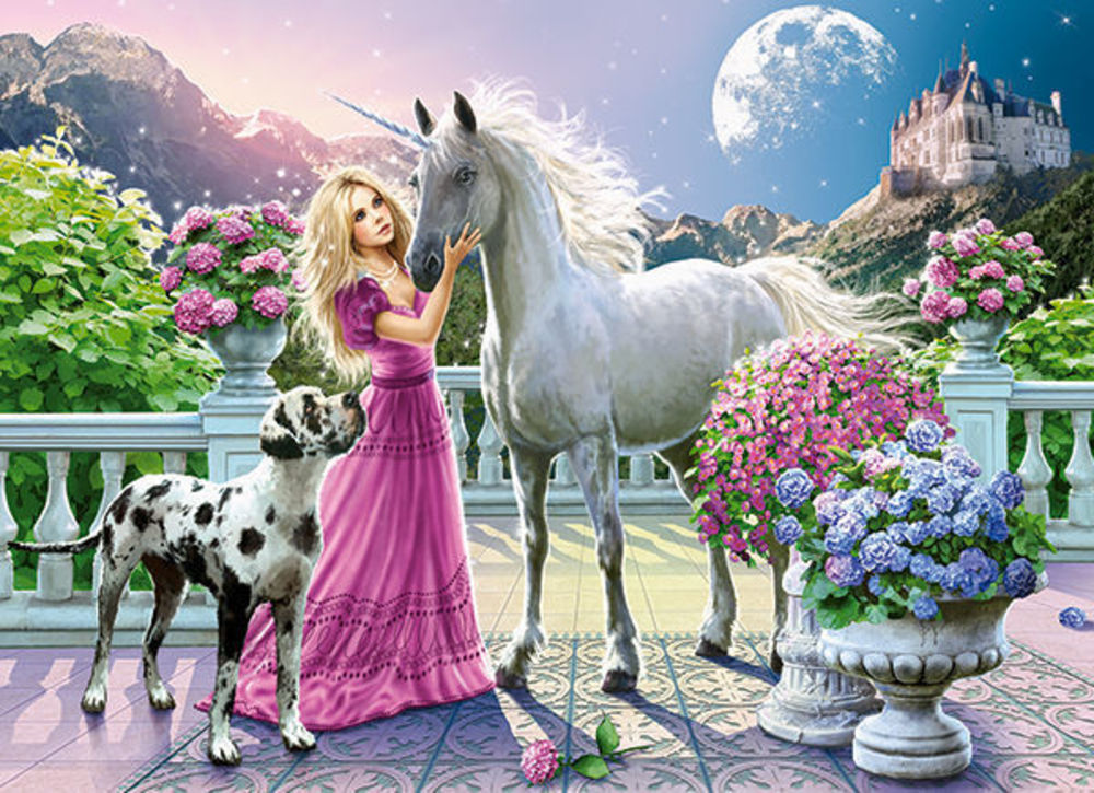 My Friend Unicorn, Puzzle 300 - Castorland  My Friend Unicorn, Puzzle 300 Teile