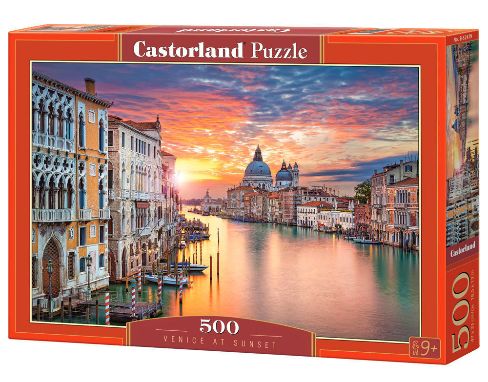 Castorland Puzzle 500T - Castorland  Venice at Sunset, Puzzle 500 Teile