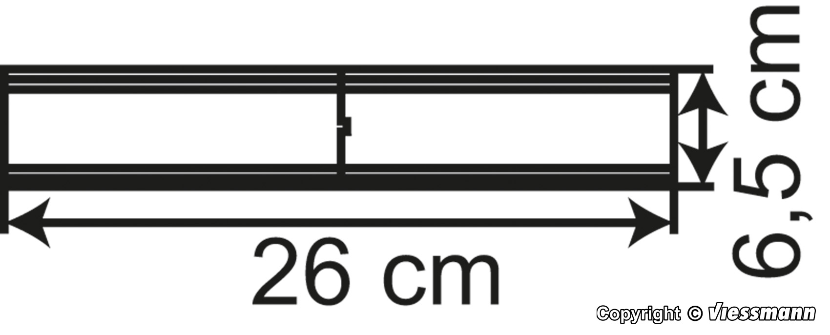 H0 Stahlbogenbrücke Schlossba - Vollmer