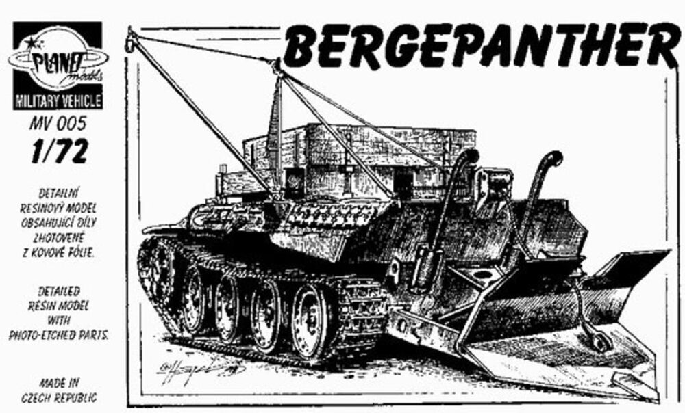 Bergepanther - Planet Models 1:72 Bergepanther