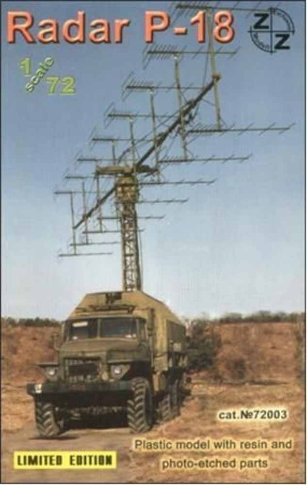 P-18 Soviet radar vehicle - ZZ Modell 1:72 P-18 Soviet radar vehicle