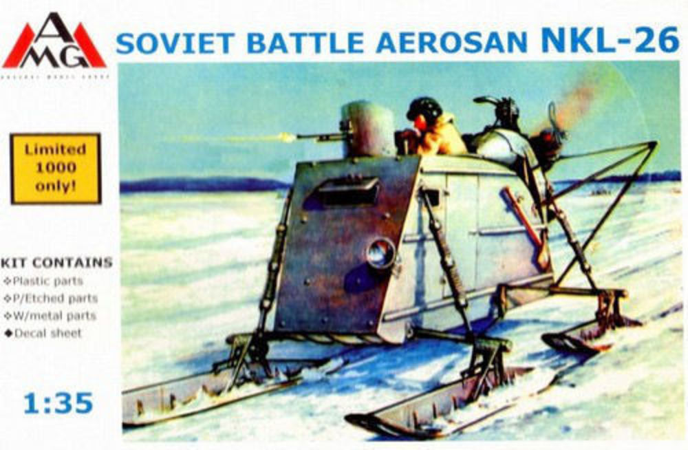 NKL-26 Aerosan (aerosledge, s - AMG 1:35 NKL-26 Aerosan (aerosledge, snowmobile)