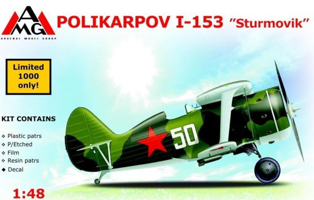 Polikarpov I-153 Sturmovik - AMG 1:48 Polikarpov I-153 Sturmovik