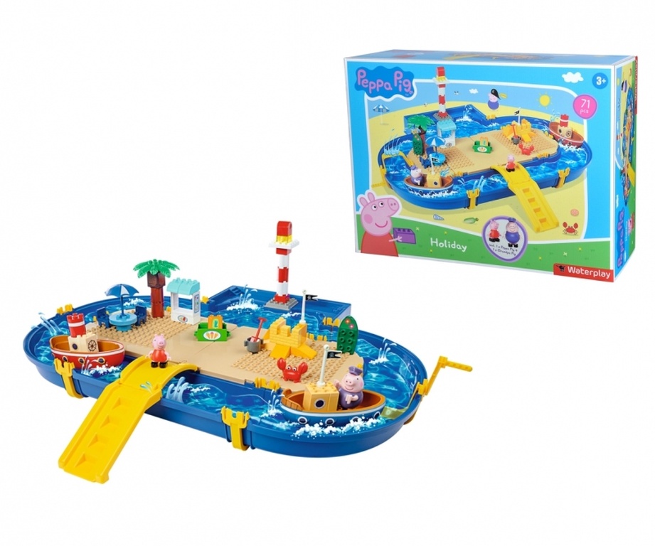 Big Waterplay Peppa Pig + - BIG Waterplay Peppa Holiday Wasserbahn