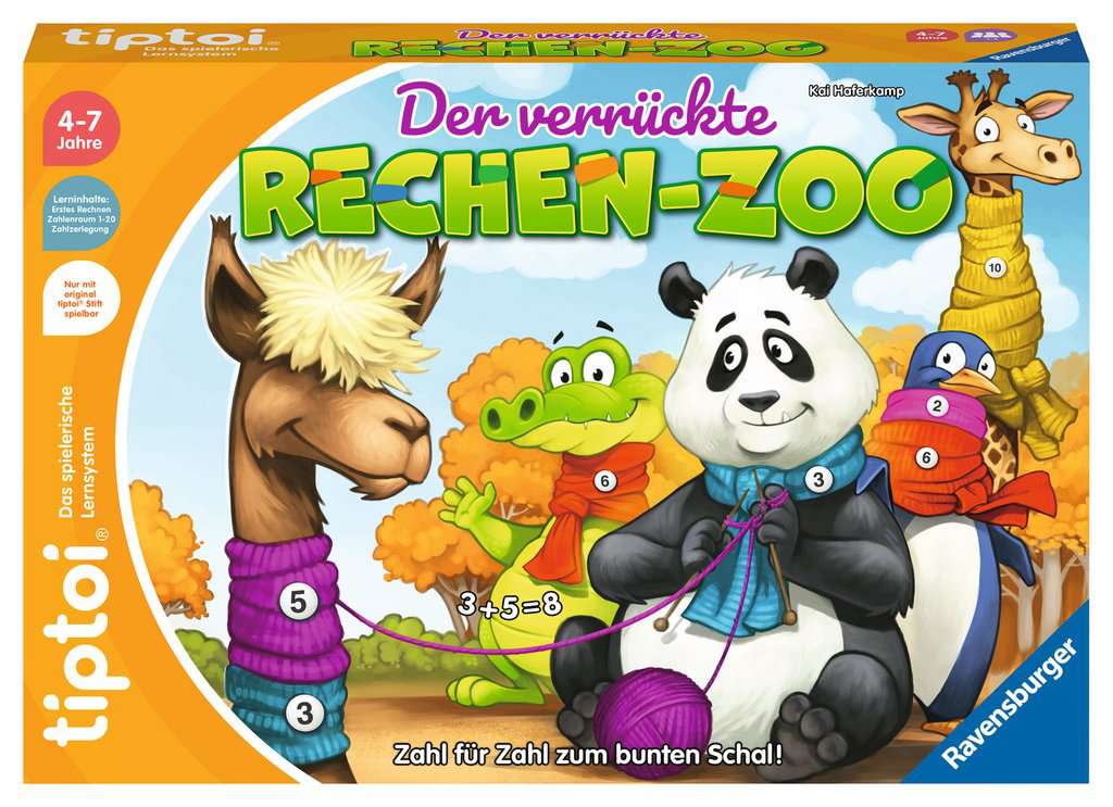 Tiptoi Der verrückte Rechen-Zoo verrückte Der tiptoi® - Rech 701;00104 