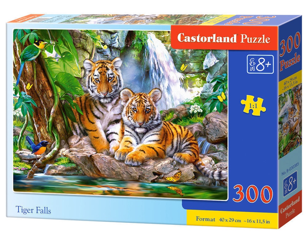 Tiger Falls, Puzzle 300 Teile - Castorland  Tiger Falls, Puzzle 300 Teile