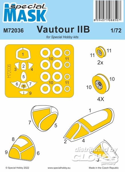 Vautour IIB MASK - Special Hobby 1:72 Vautour IIB MASK