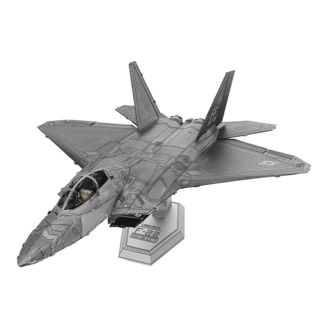 Metal Earth: F-22 Raptor - Metal Earth: F-22 Raptor (farbiges Modell)