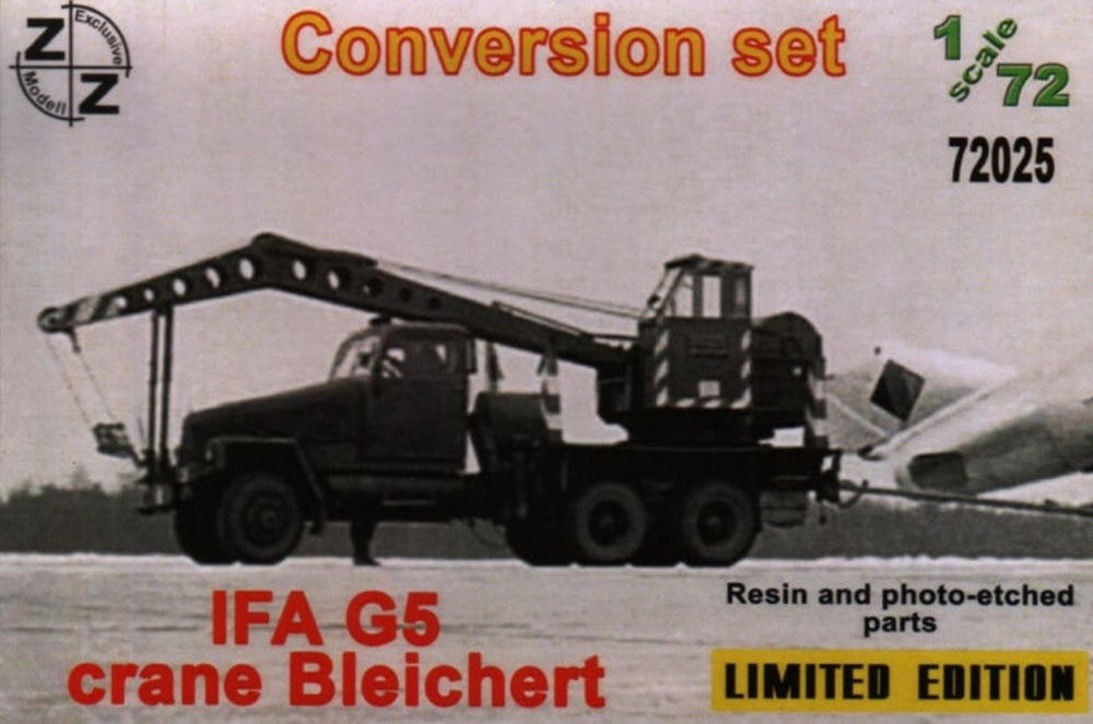 IFA G5 crane Bleichert (Conve - ZZ Modell 1:72 IFA G5 crane Bleichert (Conversion Set)