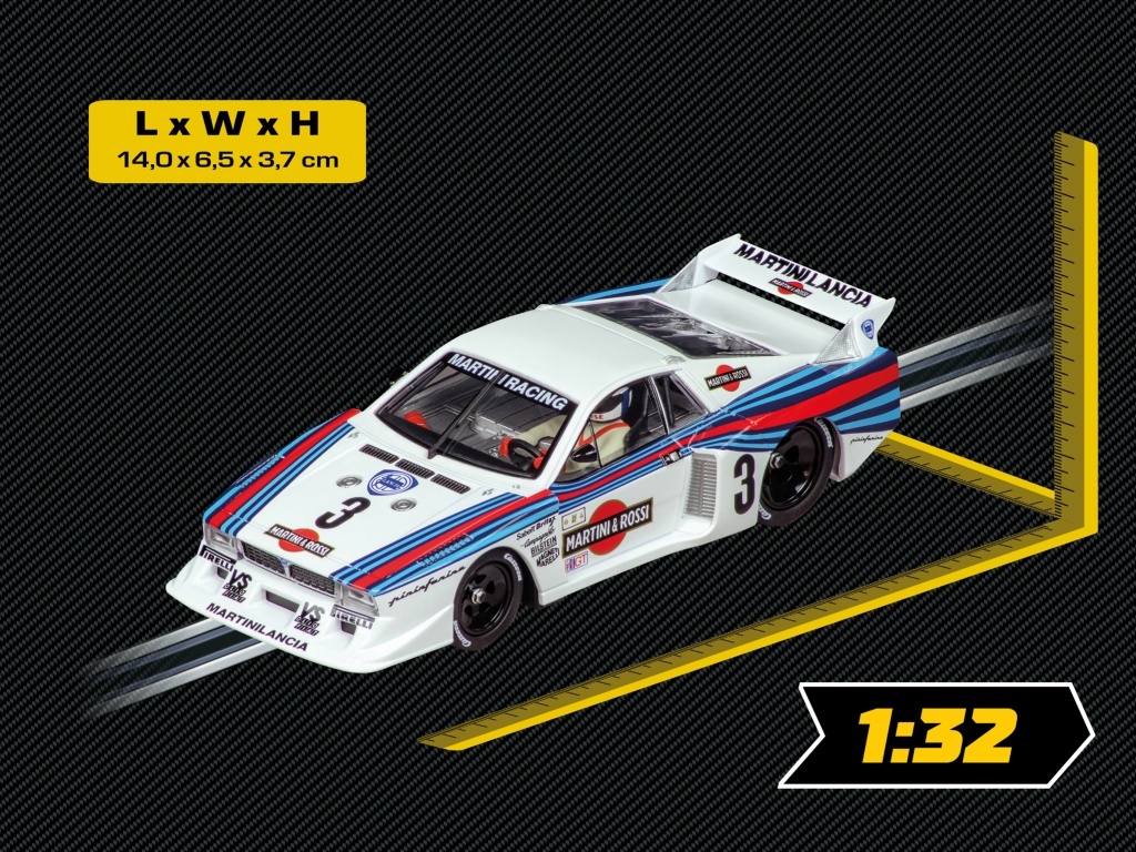 Lancia Beta Montecarlo Turbo - CARRERA EVOLUTION  Lancia Beta Montecarlo Turbo Lancia Martini Racing, No.3,  Daytona 1981