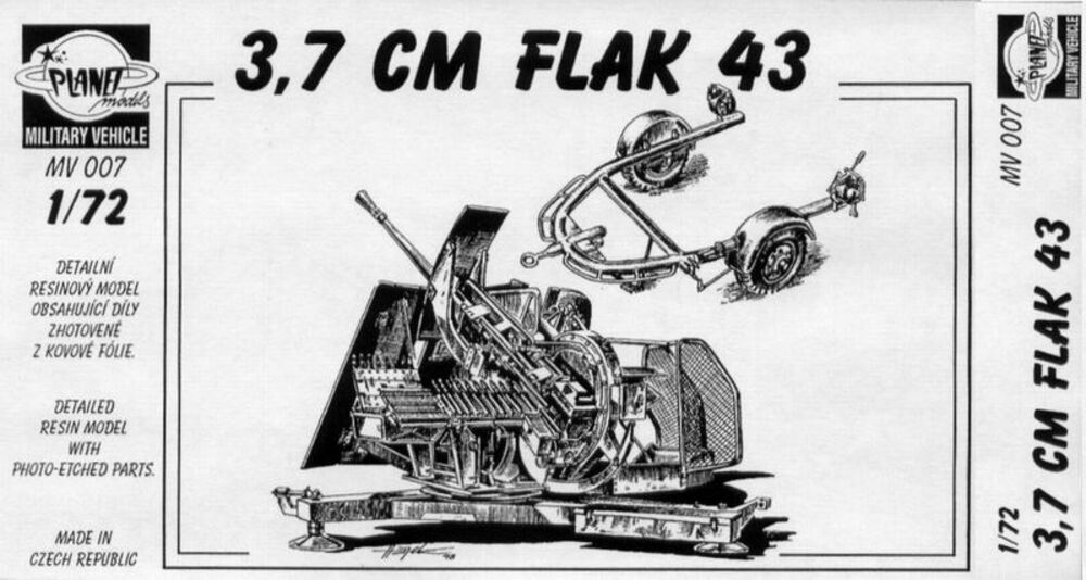 3,7 cm Flak 43 - Planet Models  3,7 cm Flak 43