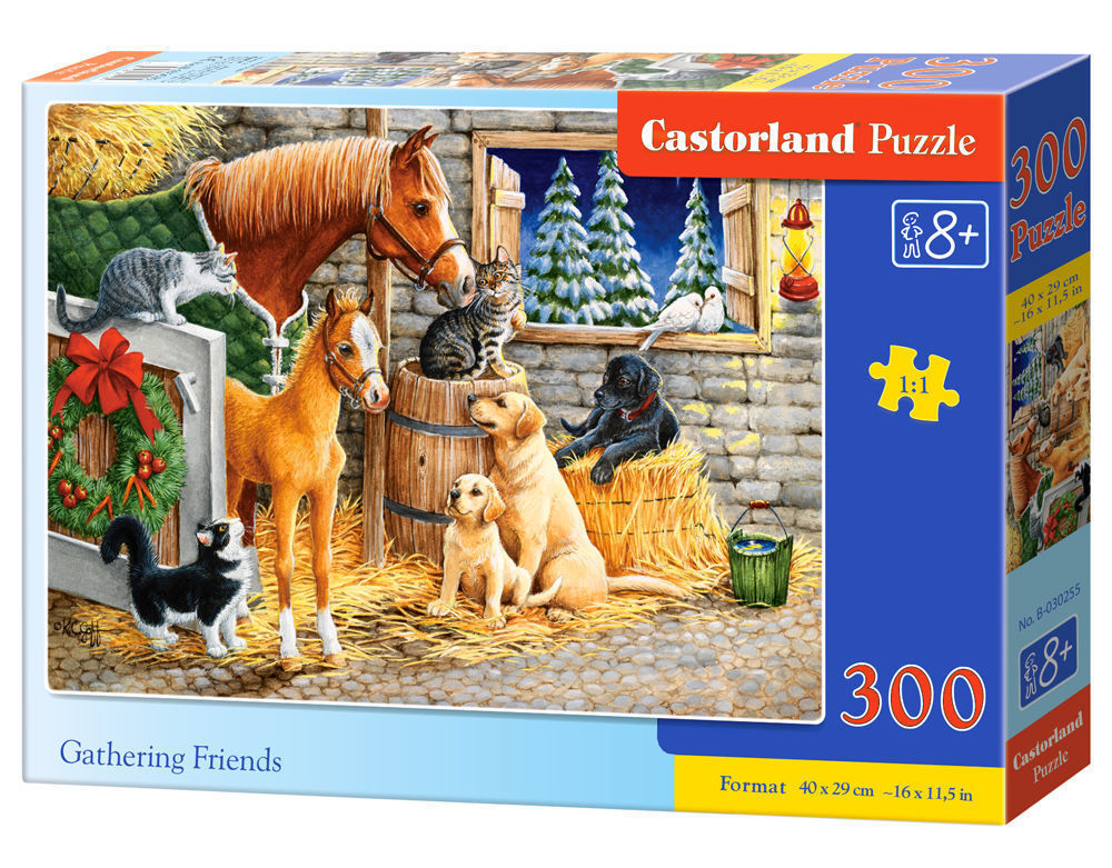 Gathering Friends, Puzzle 300 - Castorland  Gathering Friends, Puzzle 300 Teile
