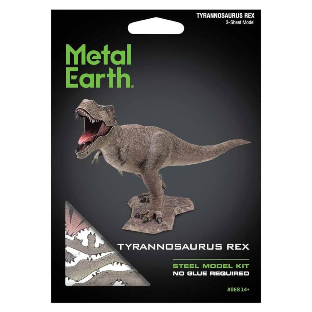 Tyrannosaurus Rex (farbiges M - Metal Earth: Tyrannosaurus Rex (farbiges Modell)