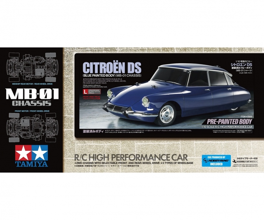 1:10 RC Citroen DS MB-01 Blau