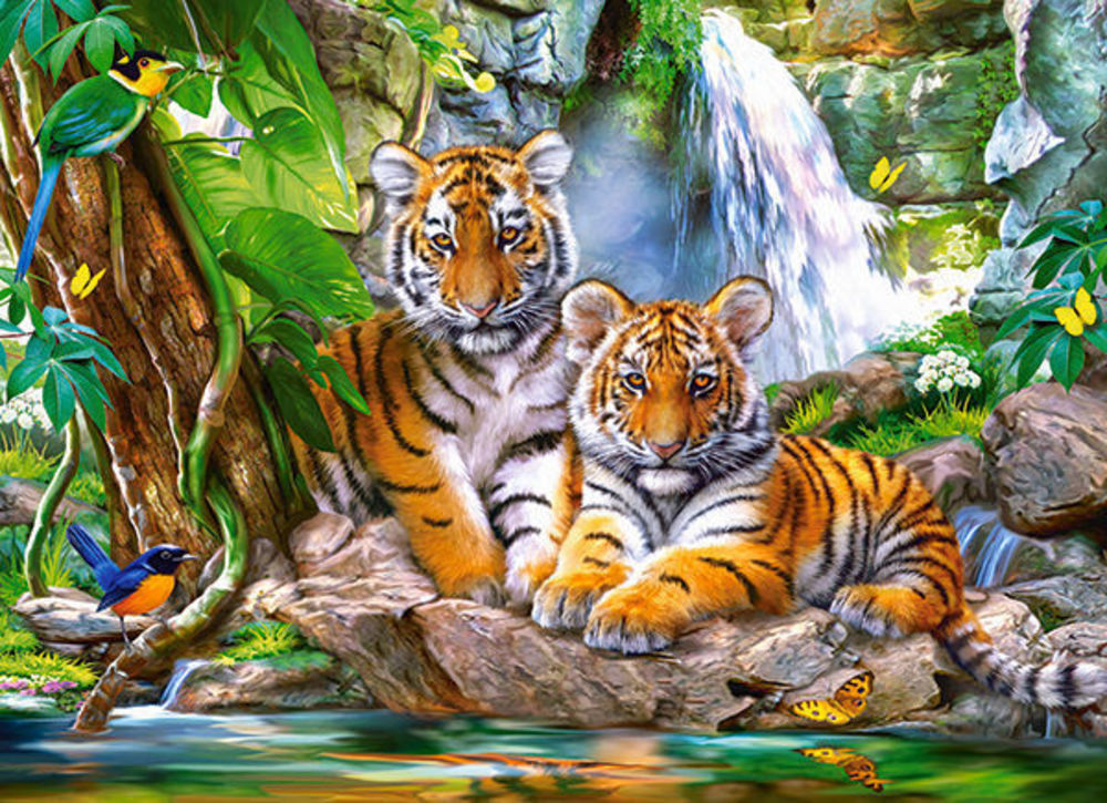 Tiger Falls, Puzzle 300 Teile - Castorland  Tiger Falls, Puzzle 300 Teile