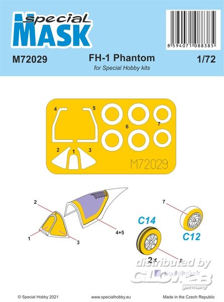 FH-1 Phantom MASK - Special Hobby 1:72 FH-1 Phantom MASK