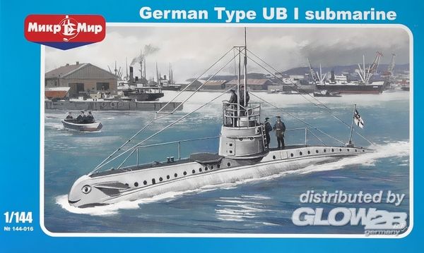German submarine UB-1 Type - Micro Mir  AMP 1:144 German submarine UB-1 Type