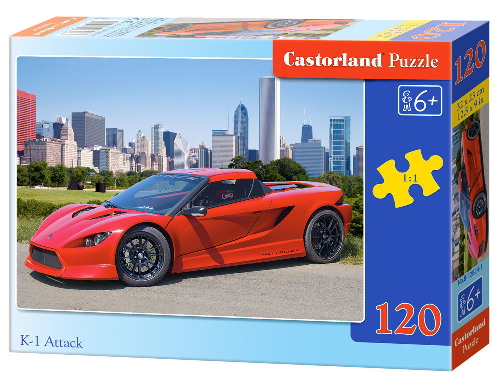 K-1 Attack,Puzzle 120 Teile - Castorland  K-1 Attack,Puzzle 120 Teile