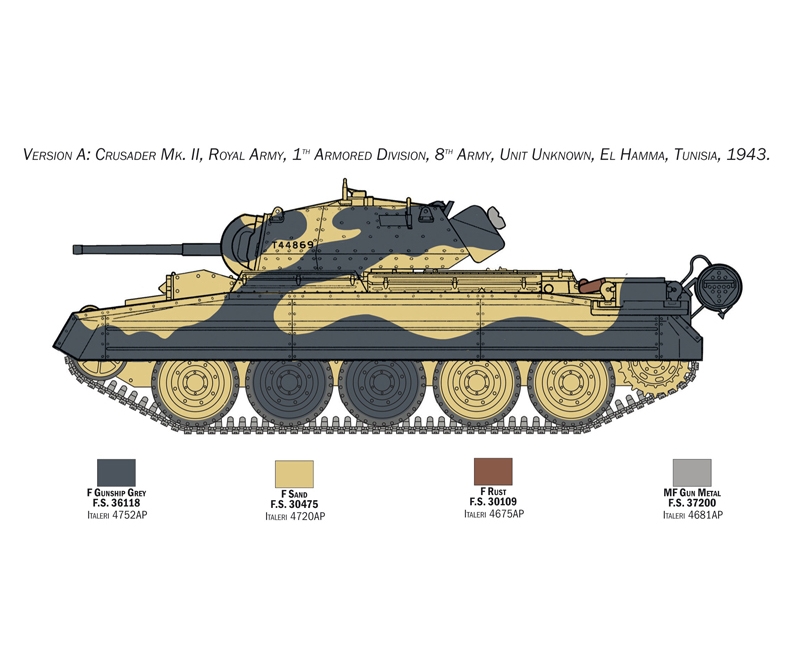 1:35 Crusader Mk II m Fig. - 1:35 Crusader Mk.II m. Inf. Fig. (5)