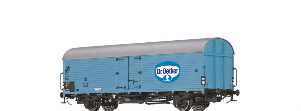 H0 KÜW Tnfhs 38 DB III Dr.Oet - H0 Kühlwagen Tnfhs 38 DB, Epoche III, Dr. Oetker